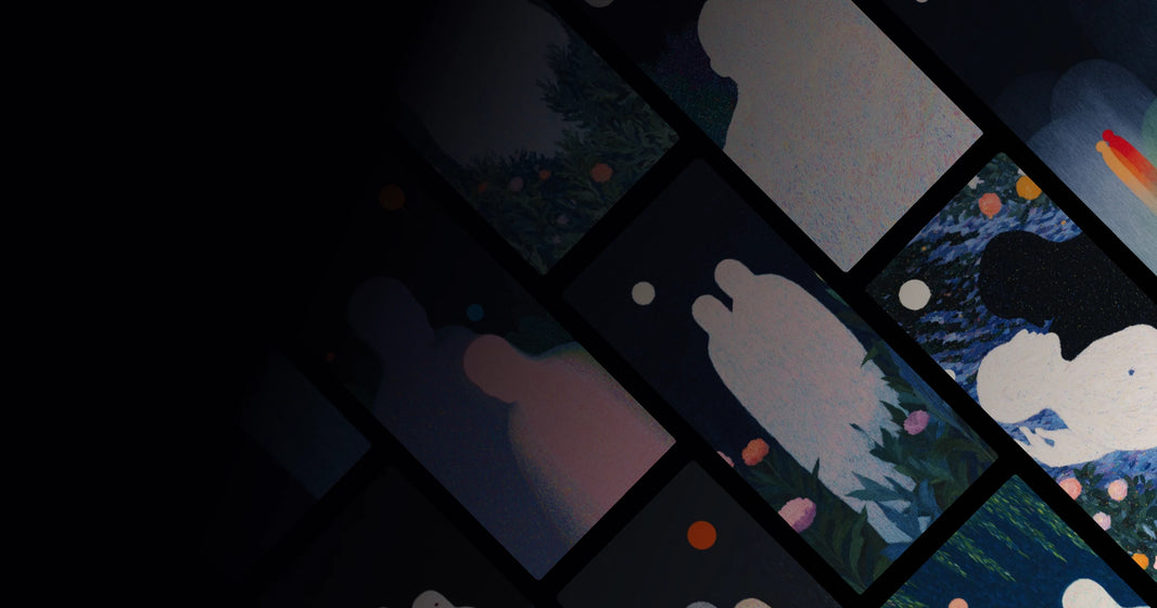 Romantic Night Silhouettes: A Quiet Moment Under Moonlight