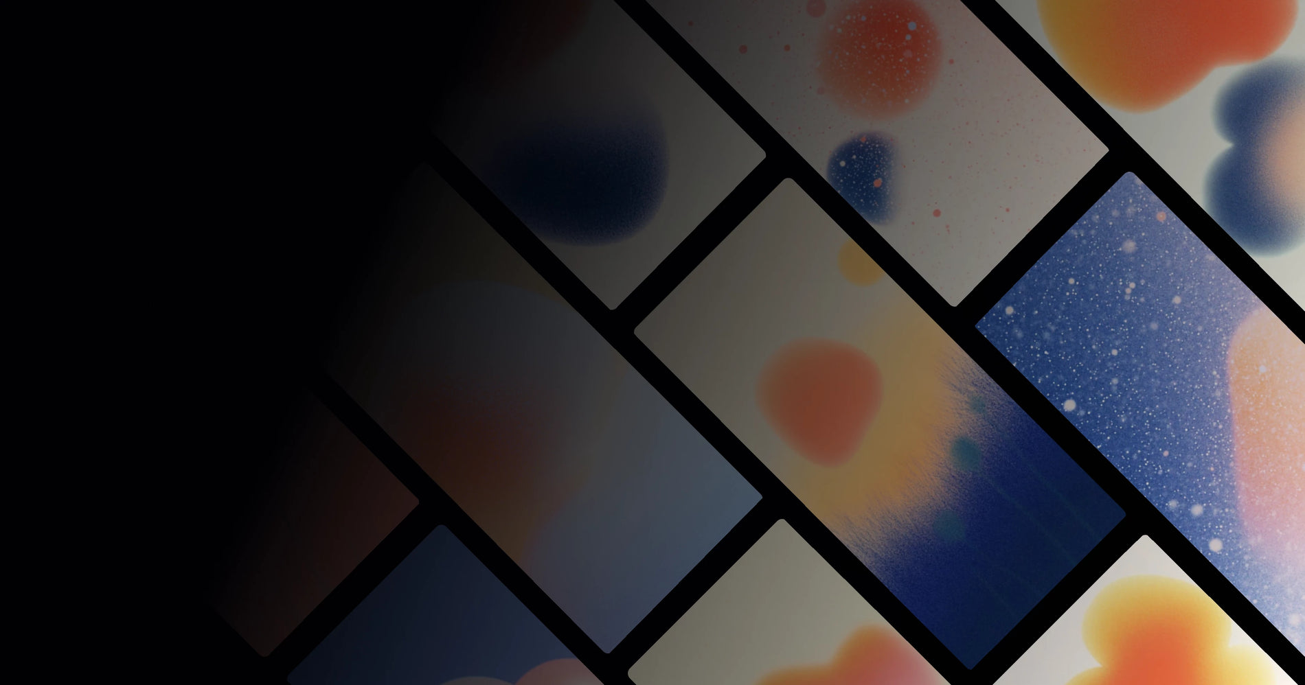 Emotional Color Form Art – Serene Abstract Design for Calm Spaces