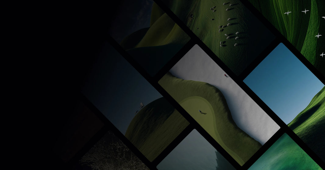 Serene Green Landscapes with Birds, Sheep, and Solitary Figures – Nature’s Quiet Moments