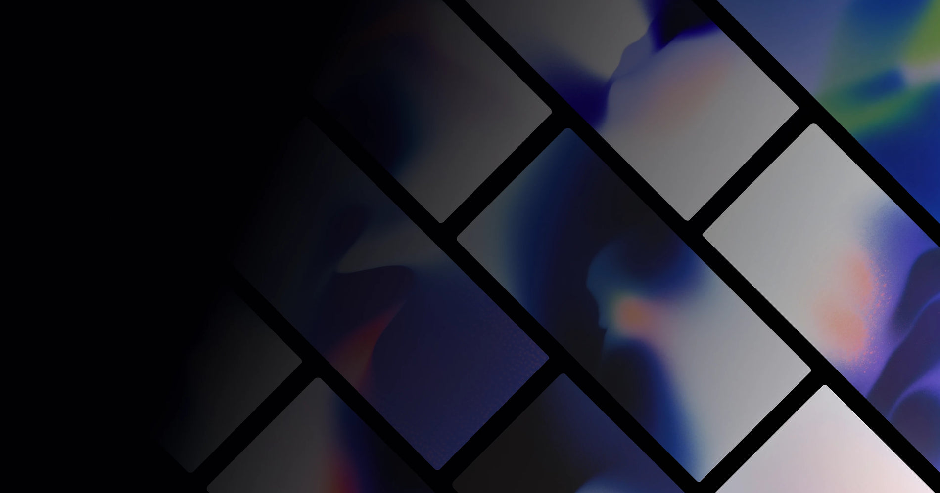 Emotional Abstract Art: Flowing Hues and Sensory Depth