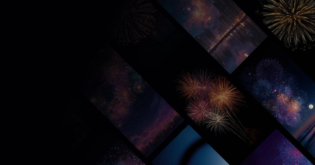 Fireworks in the Night: Urban and Natural Celebrations