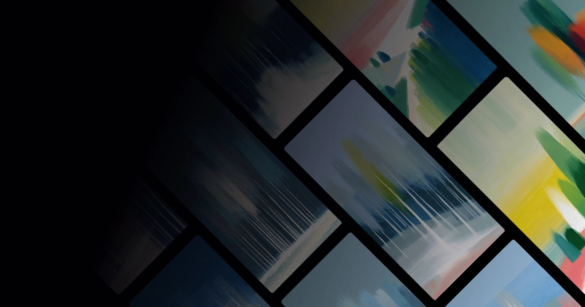 Minimalist Color Landscapes: Emotion and Stillness in Abstract Nature Art