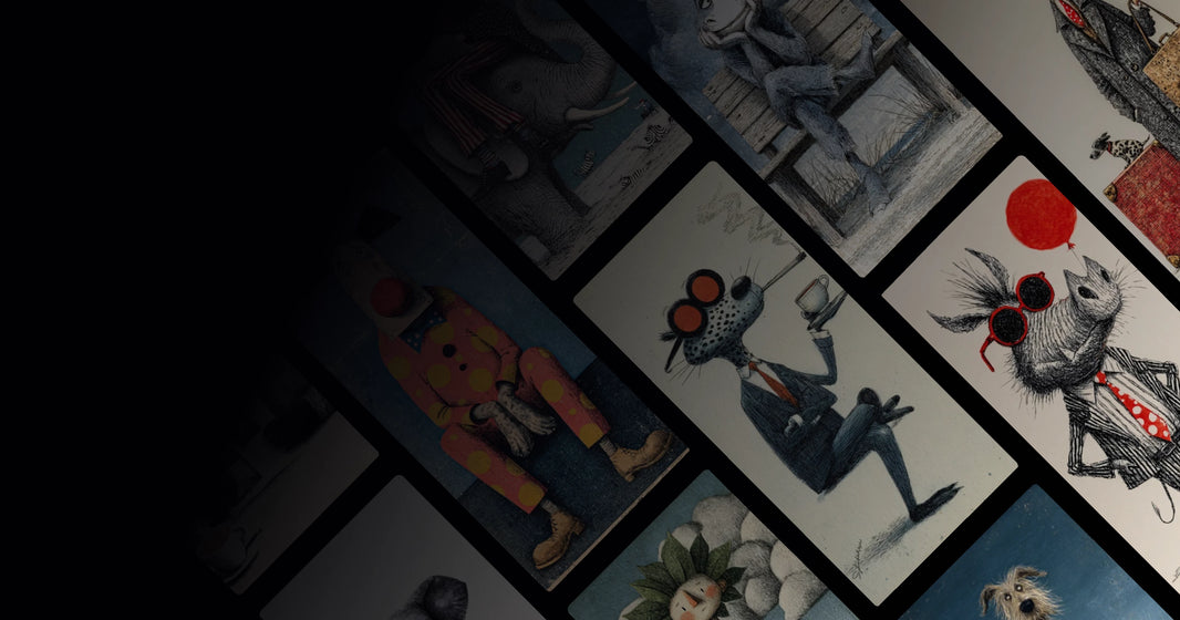 Surreal Anthropomorphic Animals in Stylish Attire: A Whimsical Exploration of Identity and Isolation