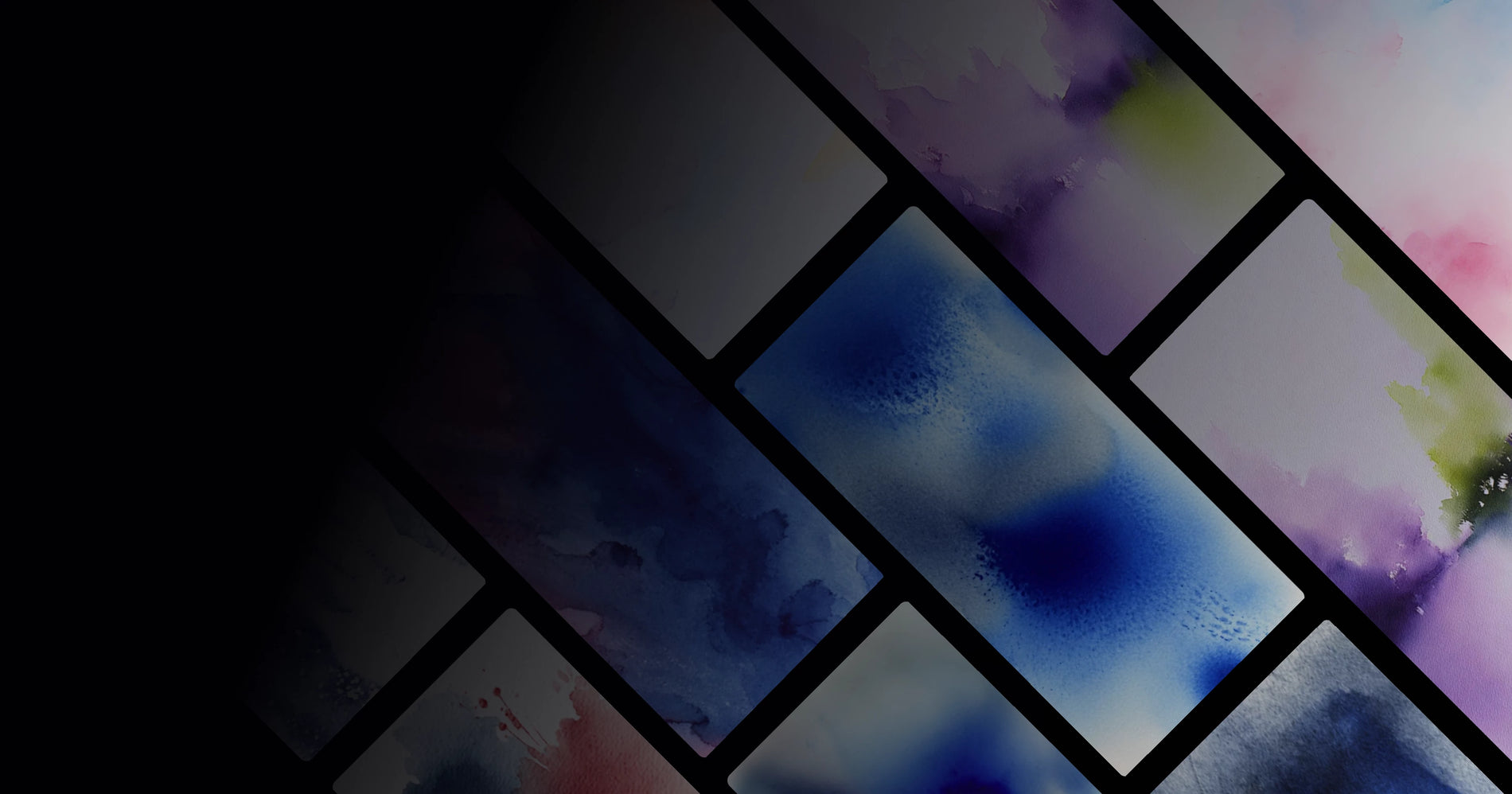 Serene Watercolor Artwork: Emotional Depth in Soft Color Transitions