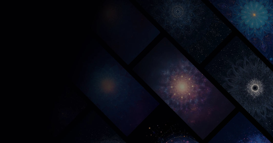 Cosmic Blossom Art – Ethereal Mandala Designs Inspired by Space and Spirituality