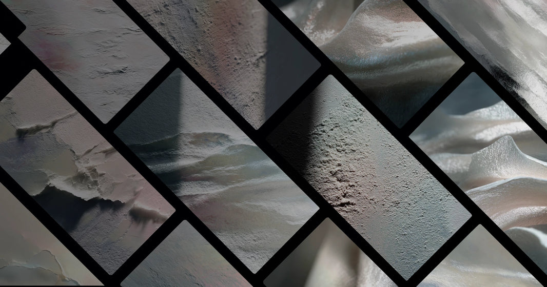 Folds of Light: Silver Fabric and Dust in Quiet Dialogue