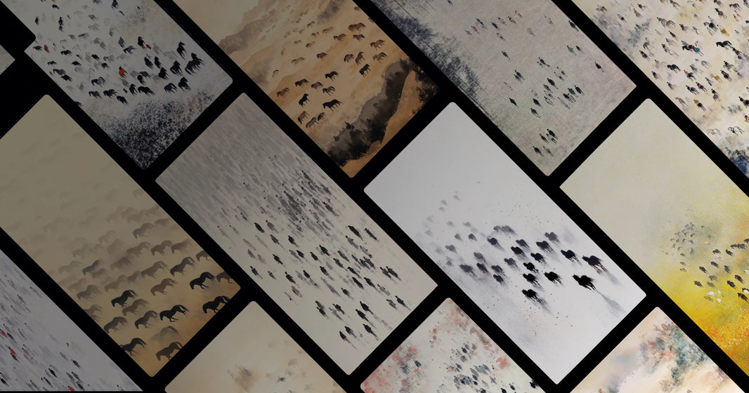 Horse Herds in Motion: A Serene Journey Through Nature and Collective Rhythm