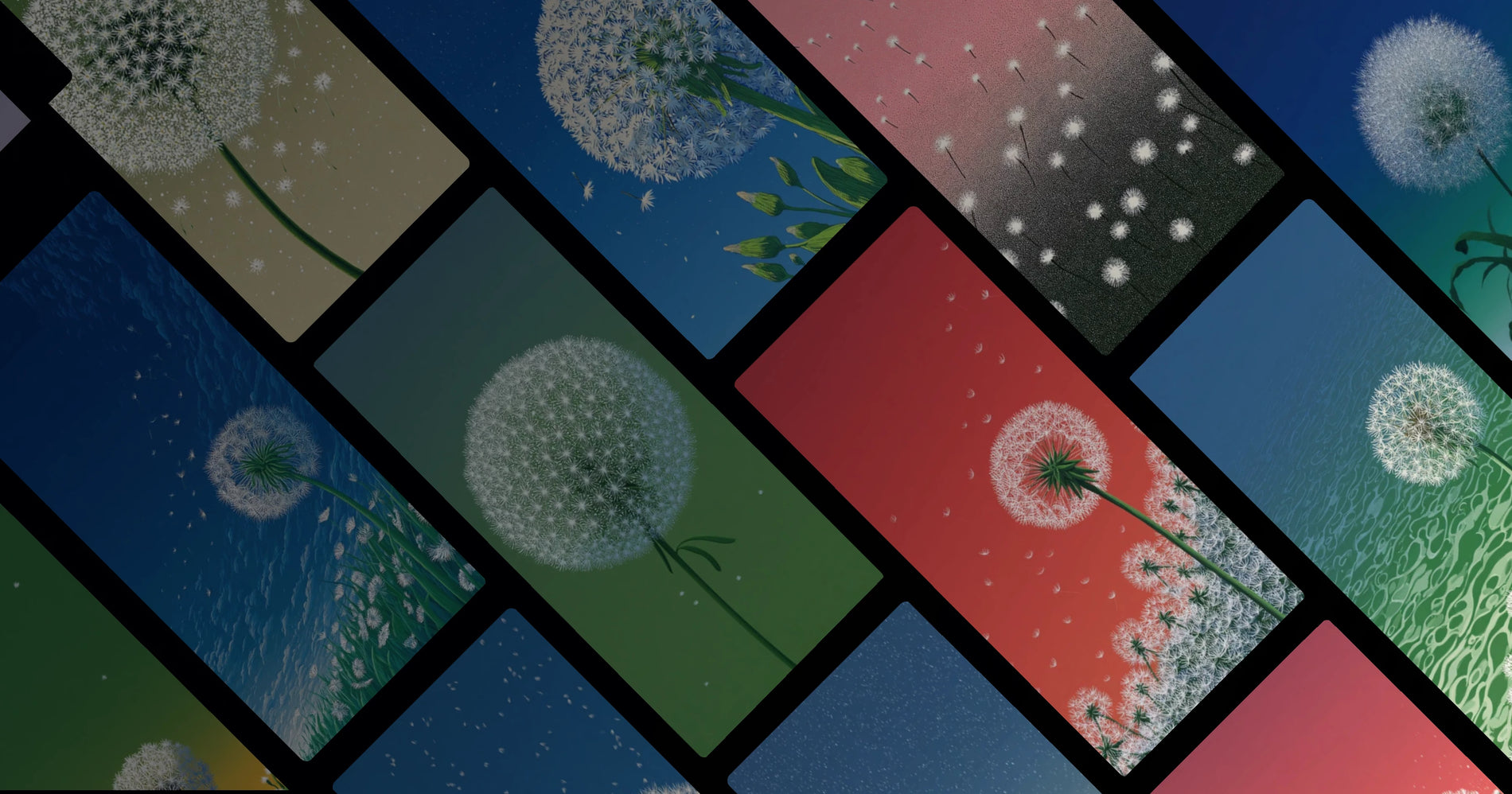 Dandelion Dreams: A Minimalist Nature Experience in Soft Motion