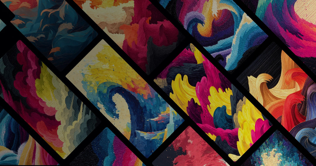 Emotional Color Waves – Artistic Textural Landscapes for Mindful Living