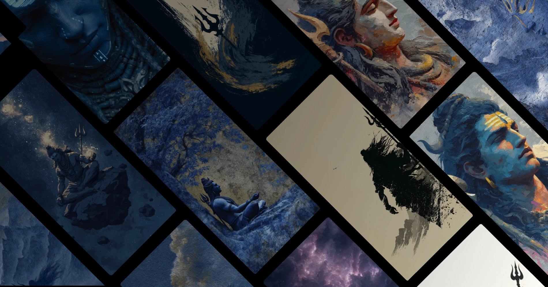 The Divine Blue: Shiva's Presence in Nature and Meditation