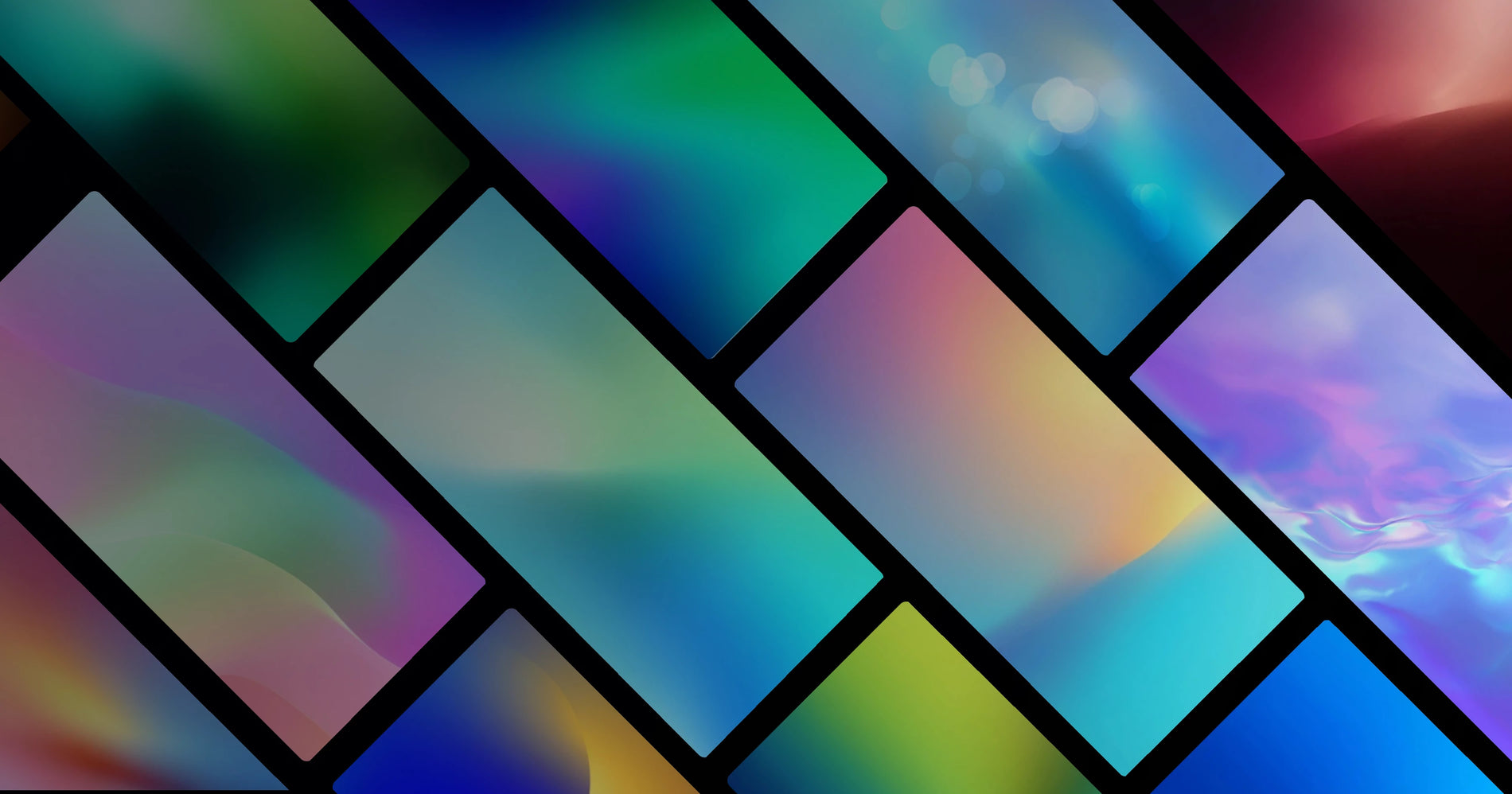 Emotional Color Flow: Abstract Gradient Designs for Calm and Focus