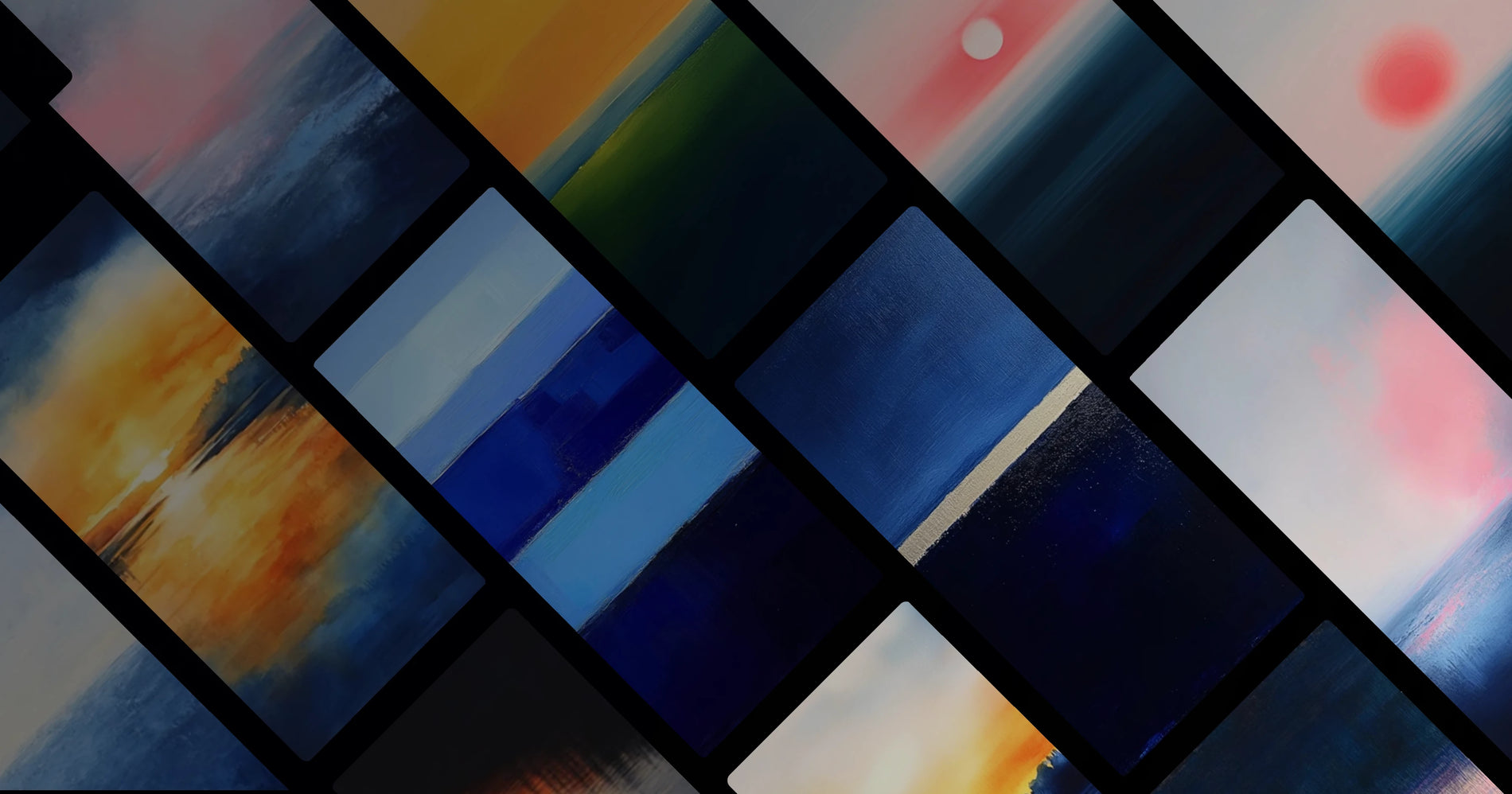 Serene Ocean Horizons at Dusk — Minimalist Nature Art