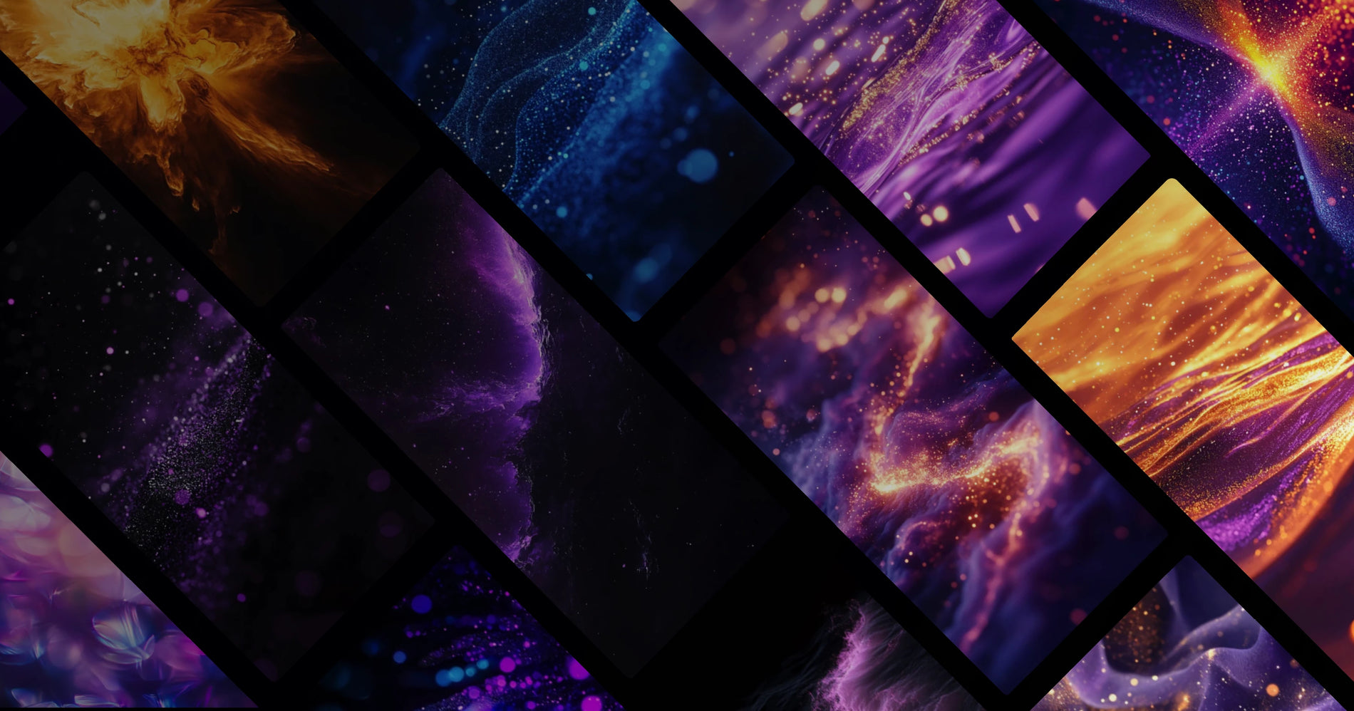 Ethereal Cosmic Light Art – Immersive Digital Nebula Experience