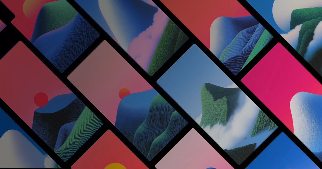 Ethereal Mountain Landscapes: A Visual Journey Through Abstract Nature