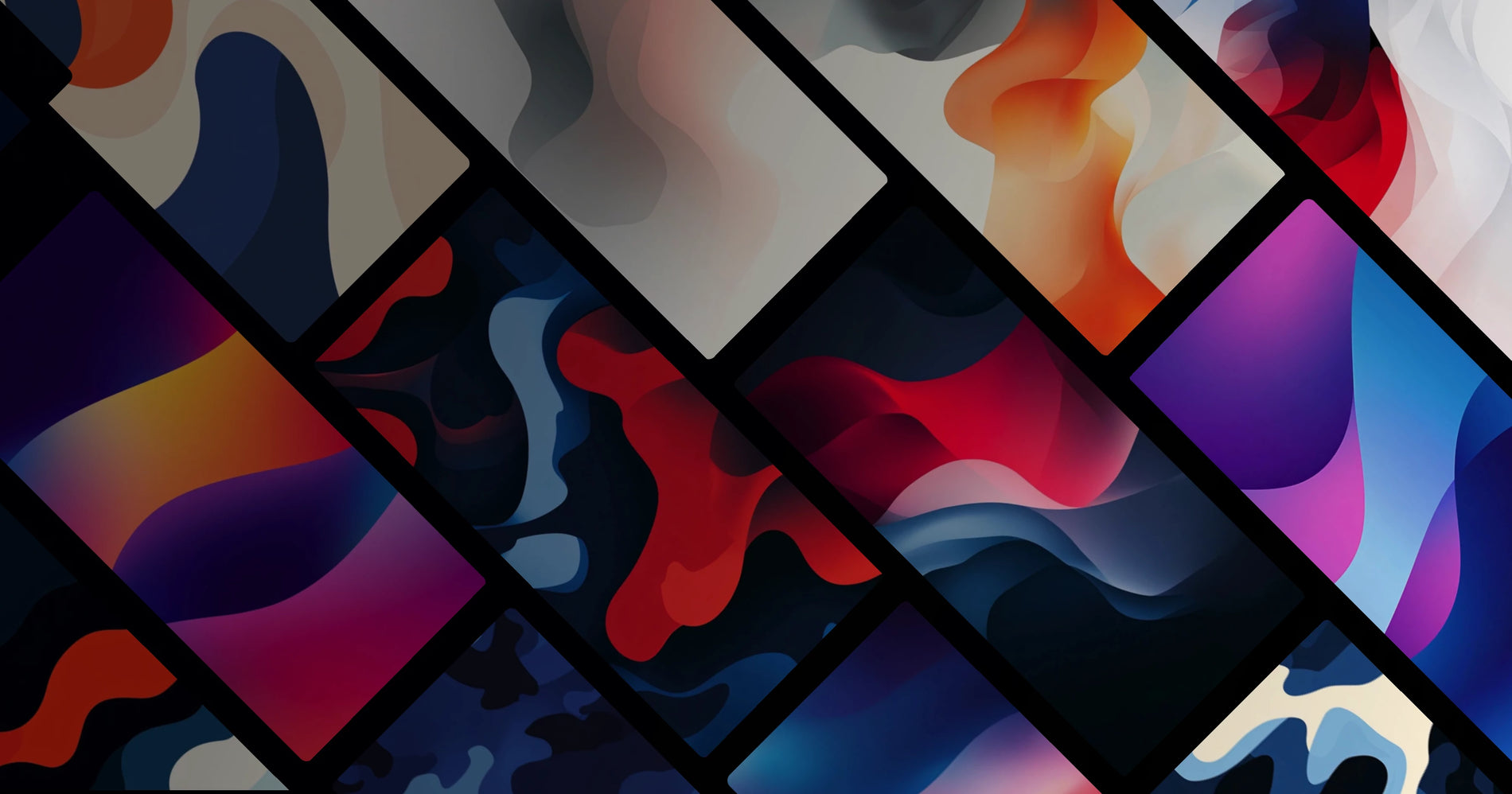 Emotional Abstraction: Fluid Color Forms for Modern Digital Spaces