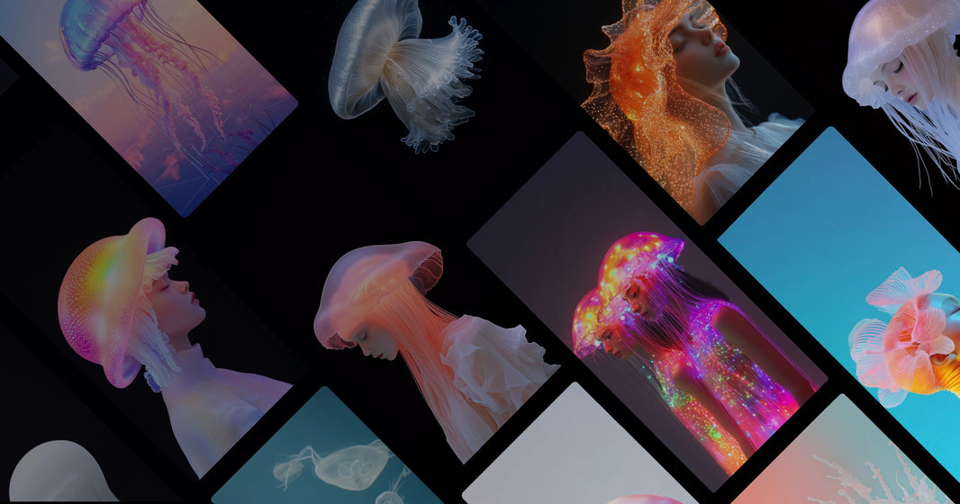 Glowing Jellyfish and Ethereal Beauty: A Fusion of Nature and Digital Design
