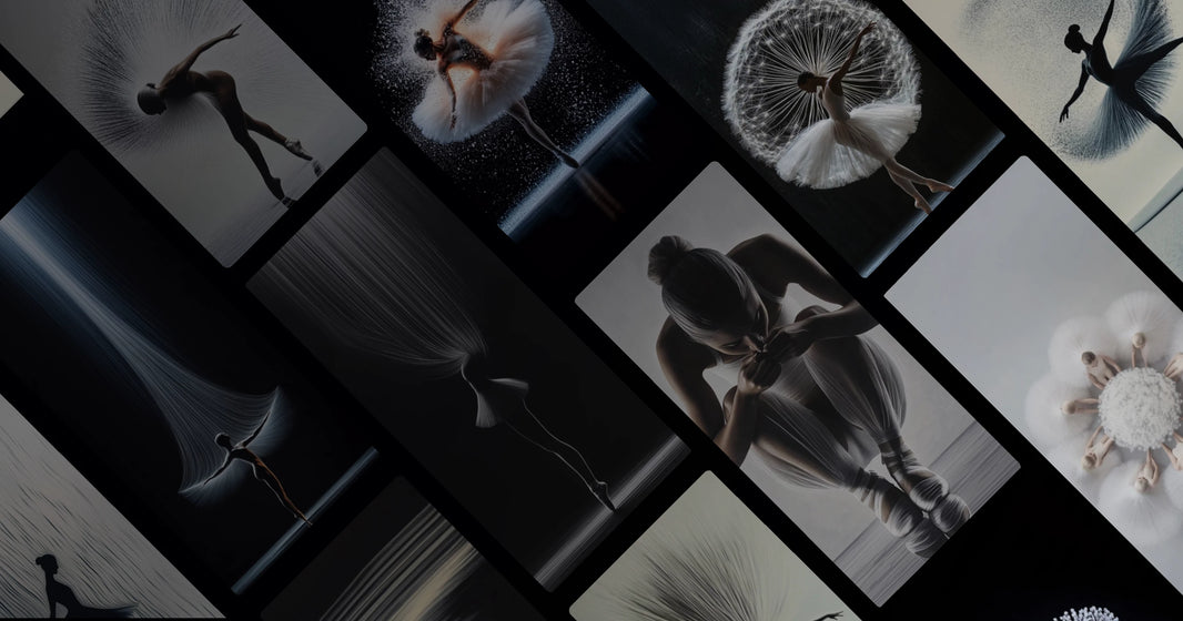 Ethereal Ballet Dance Art – Minimalist Motion and Symbolic Expression