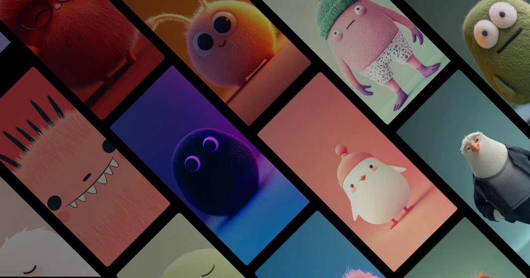 Whimsical Fuzzy Creatures: Playful Character Designs That Bring Joy