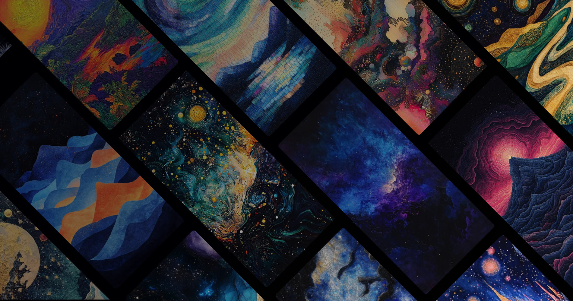 Celestial Visions: An Ethereal Journey Through Cosmic Landscapes and Dreamlike Realms