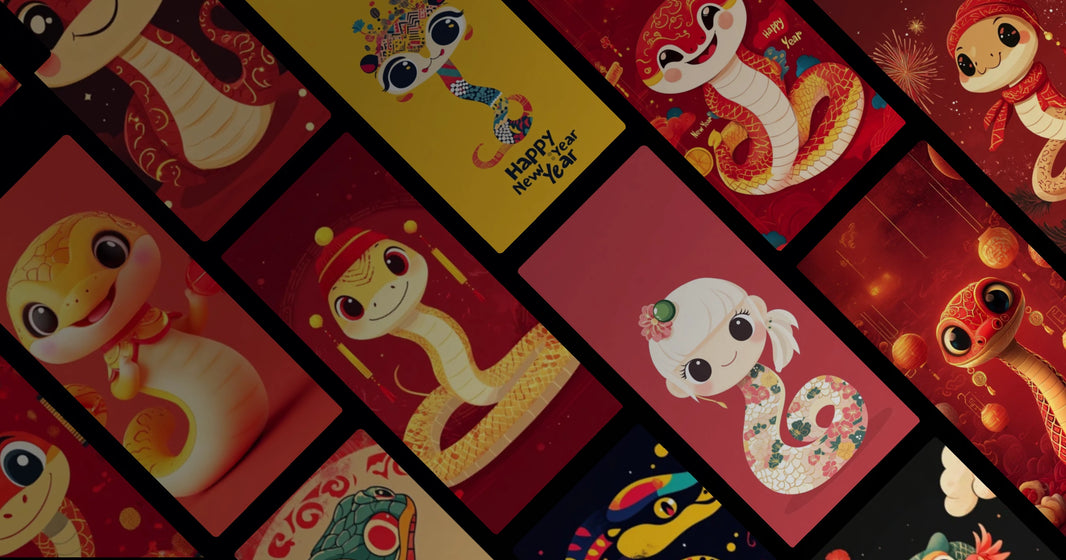 Celebrate the Year of the Snake with Whimsical and Culturally Rich Mascot Art