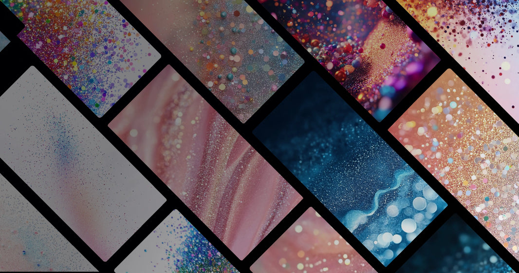 Abstract Light Dust Art – Ethereal Color Particle Composition