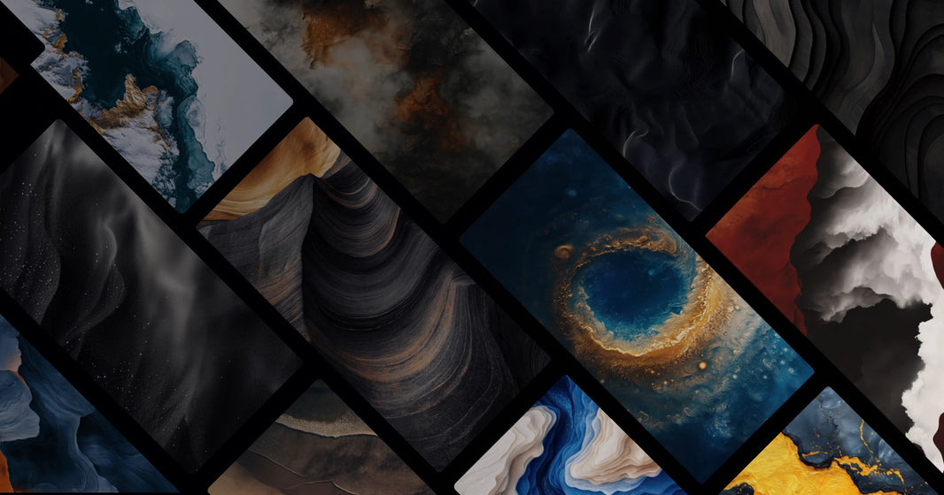 Ethereal Earthscapes: Dark Waves, Lava Flows, and Cosmic Vortices