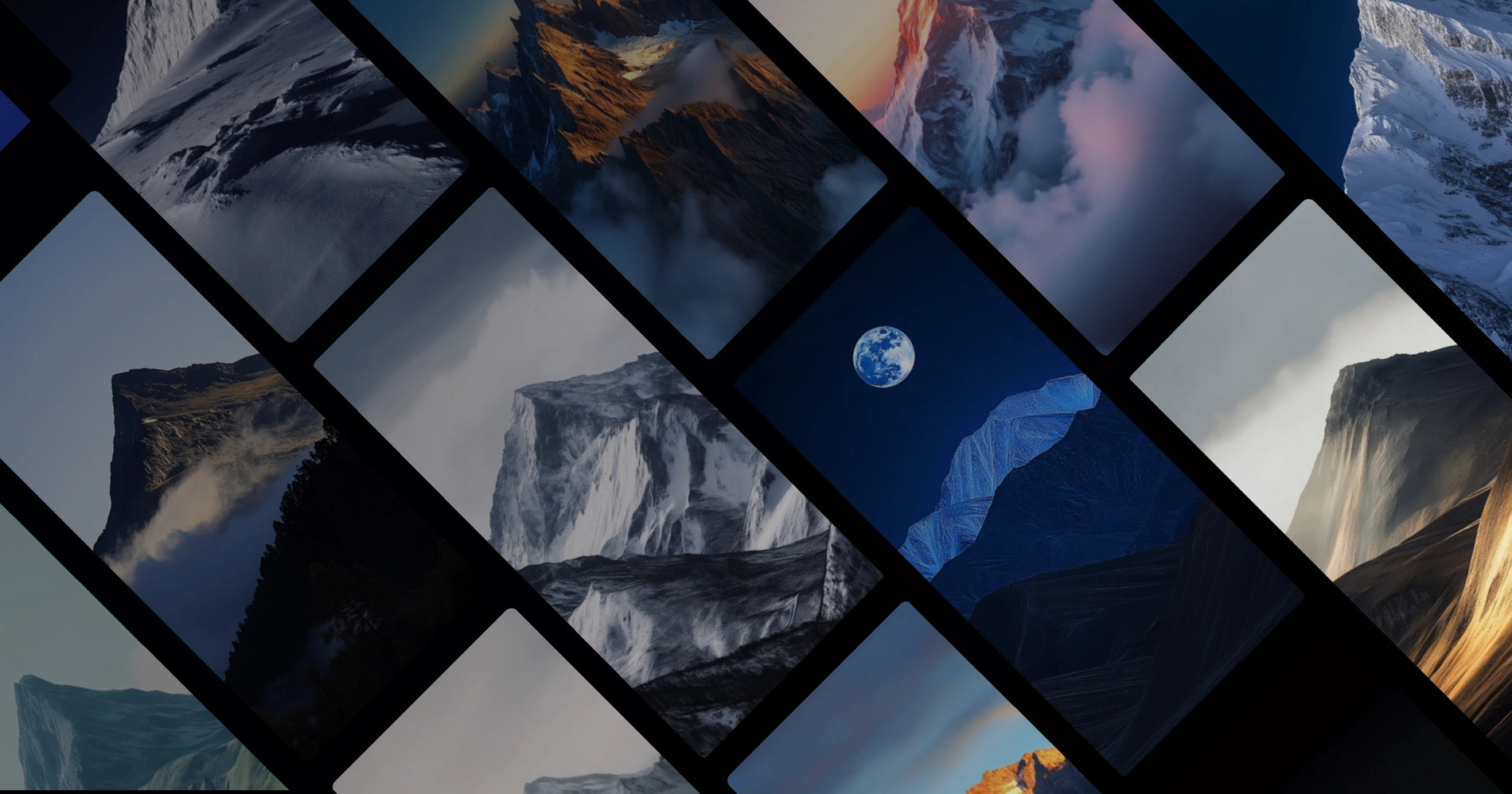 Eternal Peaks: The Quiet Majesty of Snow-Covered Mountains