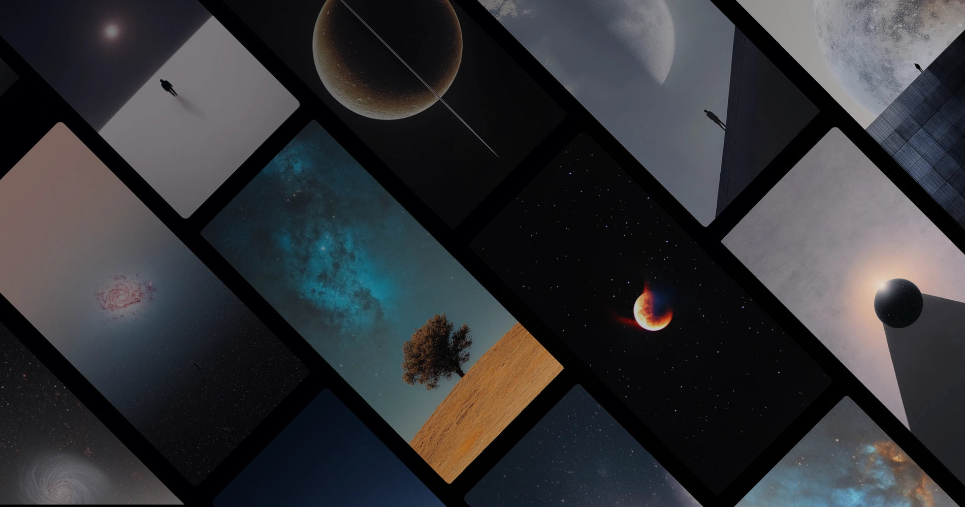 Solitude and the Cosmos: Minimalist Space Imagery for Reflective Minds