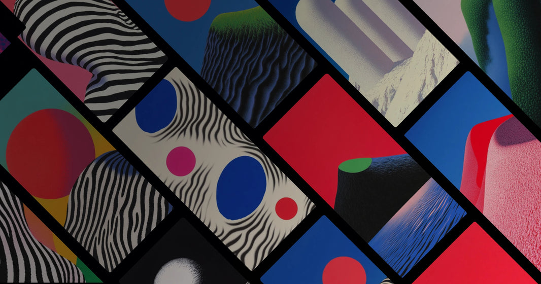 Minimalist Abstract Terrain Art – Serene Geometry and Natural Forms