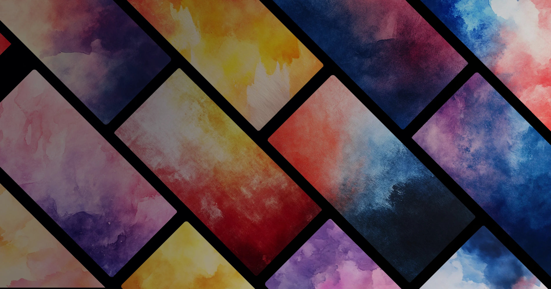 Emotional Watercolor Abstraction – Fluid Color Dynamics in Art