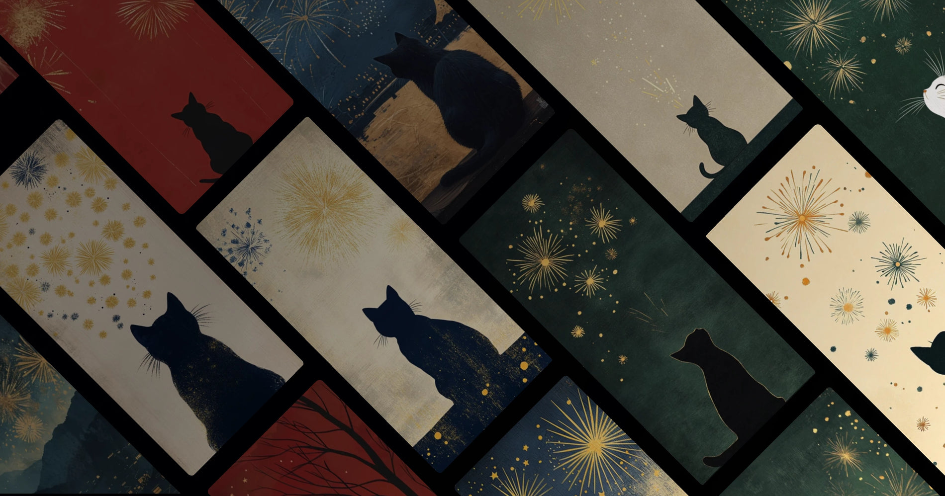 Cats Watching Fireworks: A Moment of Quiet Wonder and Stillness