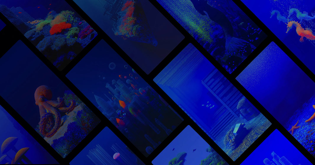 Glowing Deep Sea Dreams: A Digital Ocean Journey Through Light, Life, and Forgotten Cities