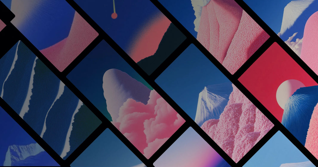 Dreamy Mount Fuji with Pink Cloudscape – Surreal Nature Art Design