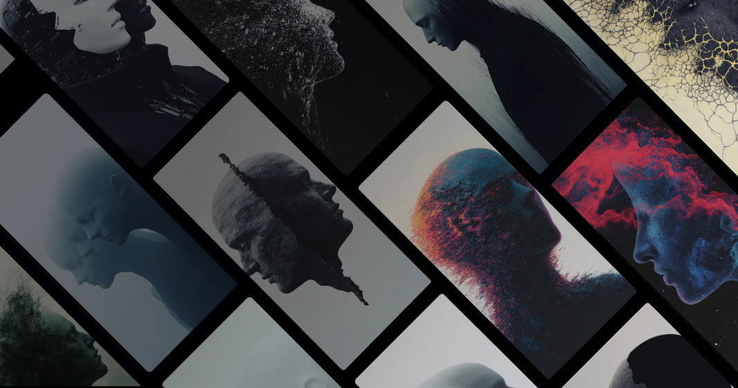 Split Mind and Cosmic Self: Artistic Exploration of Digital Identity