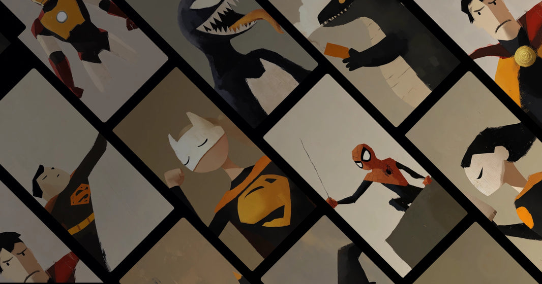 Minimalist Superhero Art: Symbolism, Identity, and Quiet Power in Modern Hero Imagery