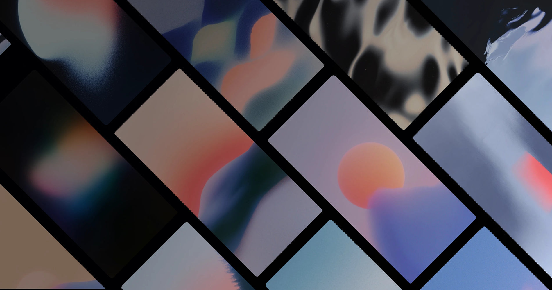 Abstract Emotional Landscapes: From Liquid Surfaces to Planetary Horizons