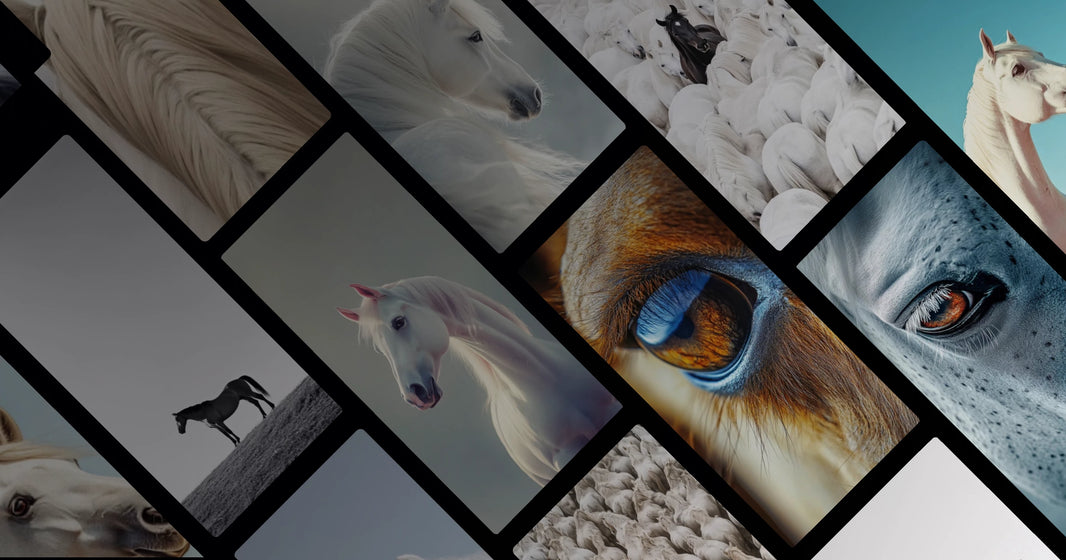 White Horse: Quiet Strength in the Herd