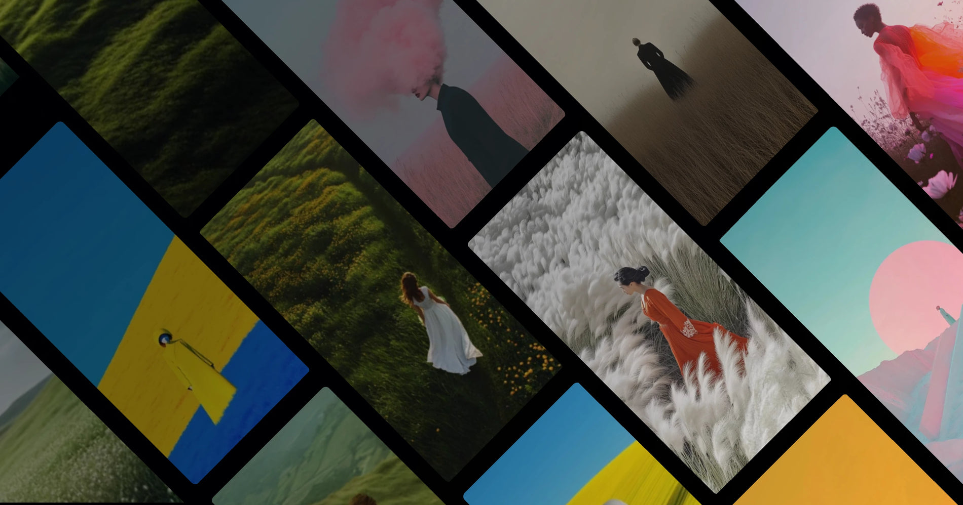 Ethereal Fields: Color and Form in Nature