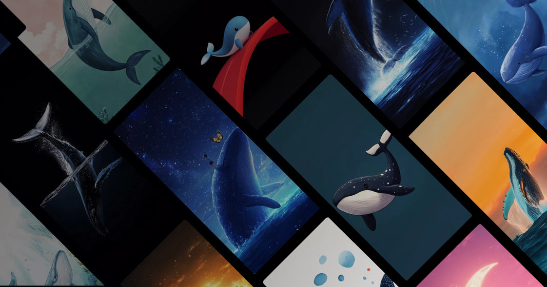 Whale and Moon: A Serene Encounter