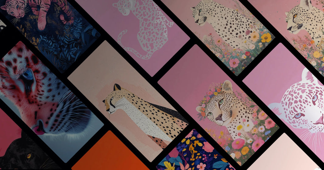 The Gentle Roar: Snow Leopard Among Blooms