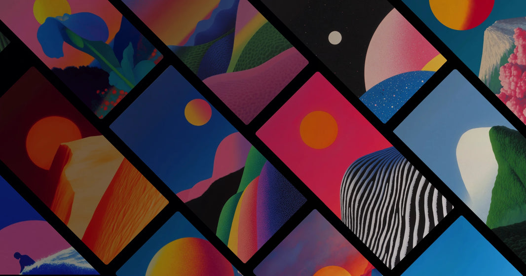 Geometric Harmony: Abstract Landscapes and Color Fields