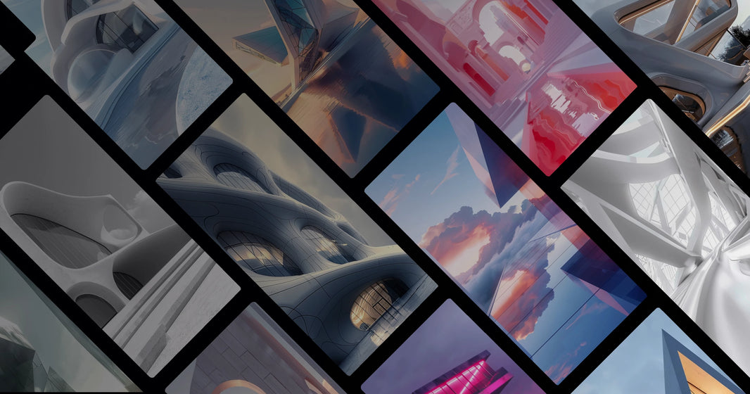 Symphony of Futuristic Architecture and Dreamy Light