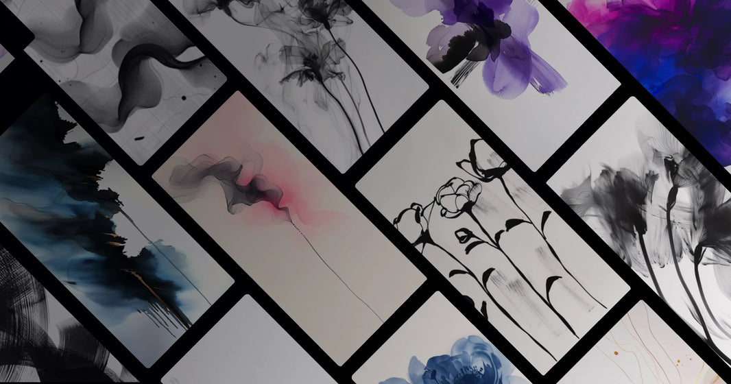 Ethereal Ink: The Art of Floral Abstraction