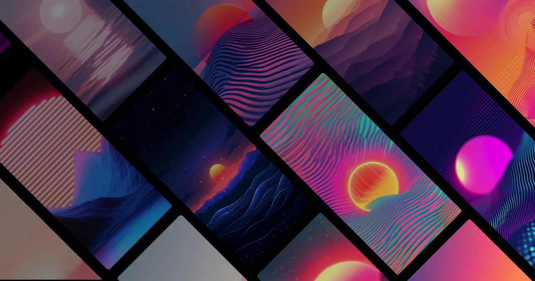 Sunset Gradient: A Journey of Color and Form