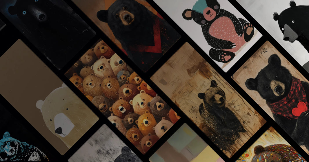 The Black Bear’s Quiet Transformations: Seven Portraits of Feeling