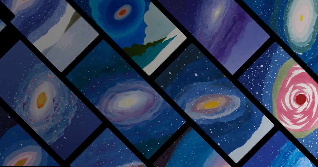 Spiral Whirls: A Celestial Art Journey