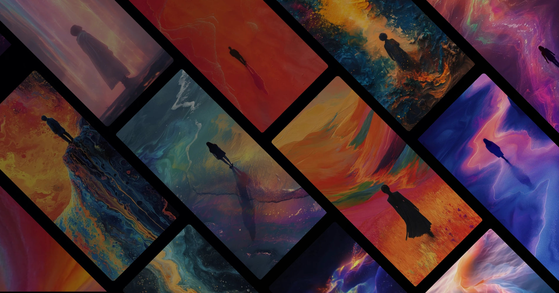 Walking on the River of Colors: A Journey of Loneliness and Existence