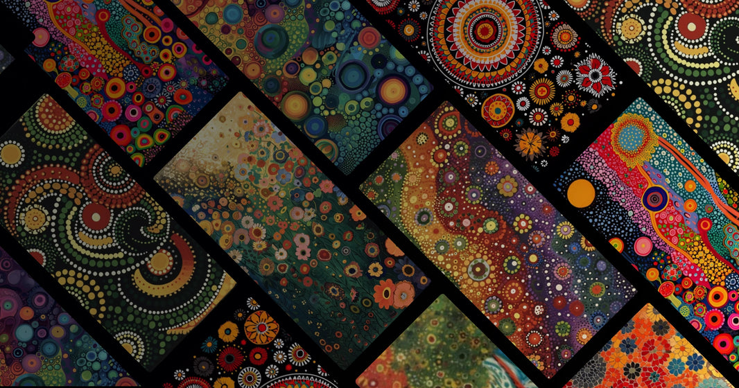 Vibrant Circular Mosaic Patterns