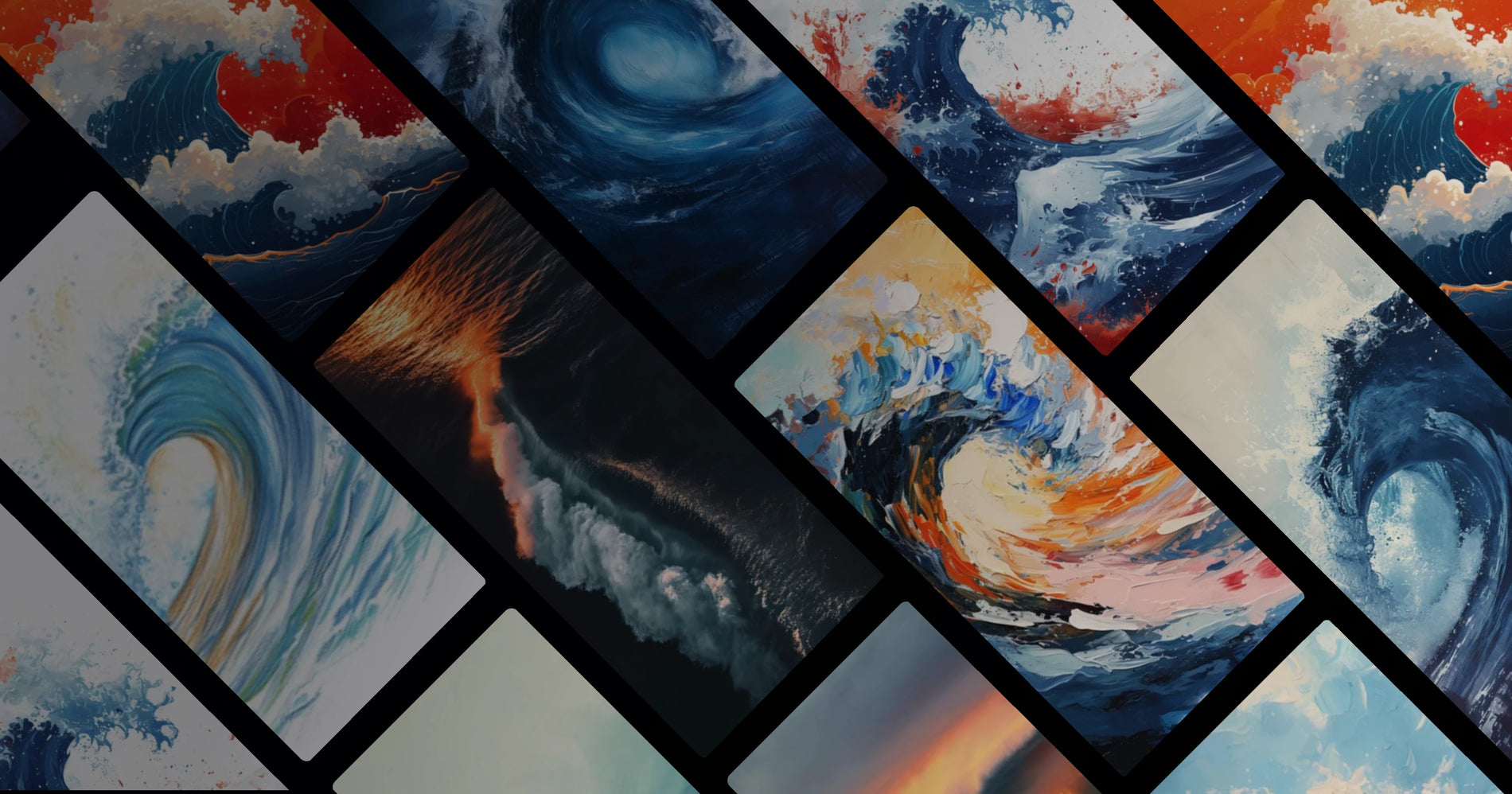 Ocean's Fury: A Study in Motion and Color