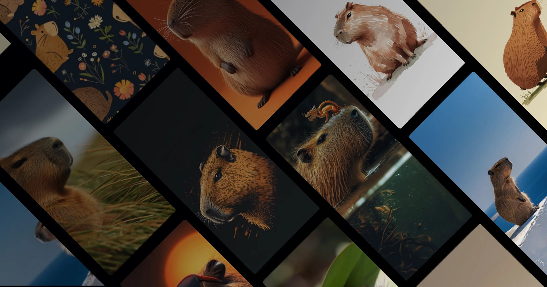Capybara Serenity: A Gentle Embrace of Nature's Calm